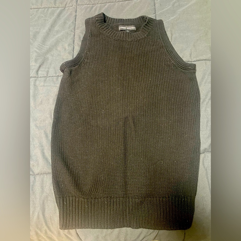 Catherine malandrino sleeveless sweater